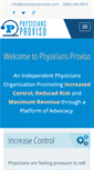 Mobile Screenshot of physiciansproviso.com